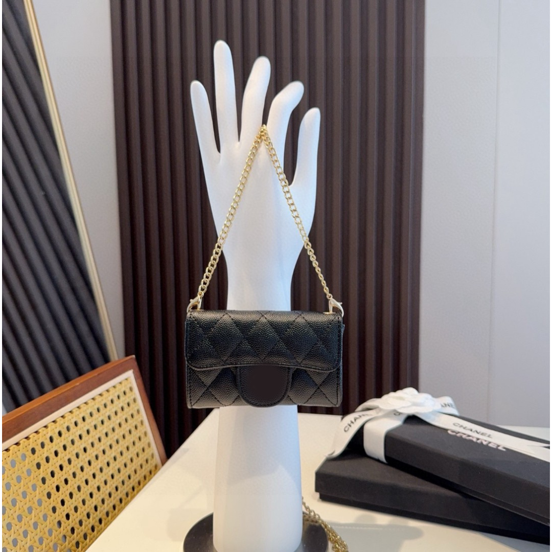 Elegant Mini Crossbody Handbag for Women – Designer-Inspired Luxury Purse with Detachable Chain Strap