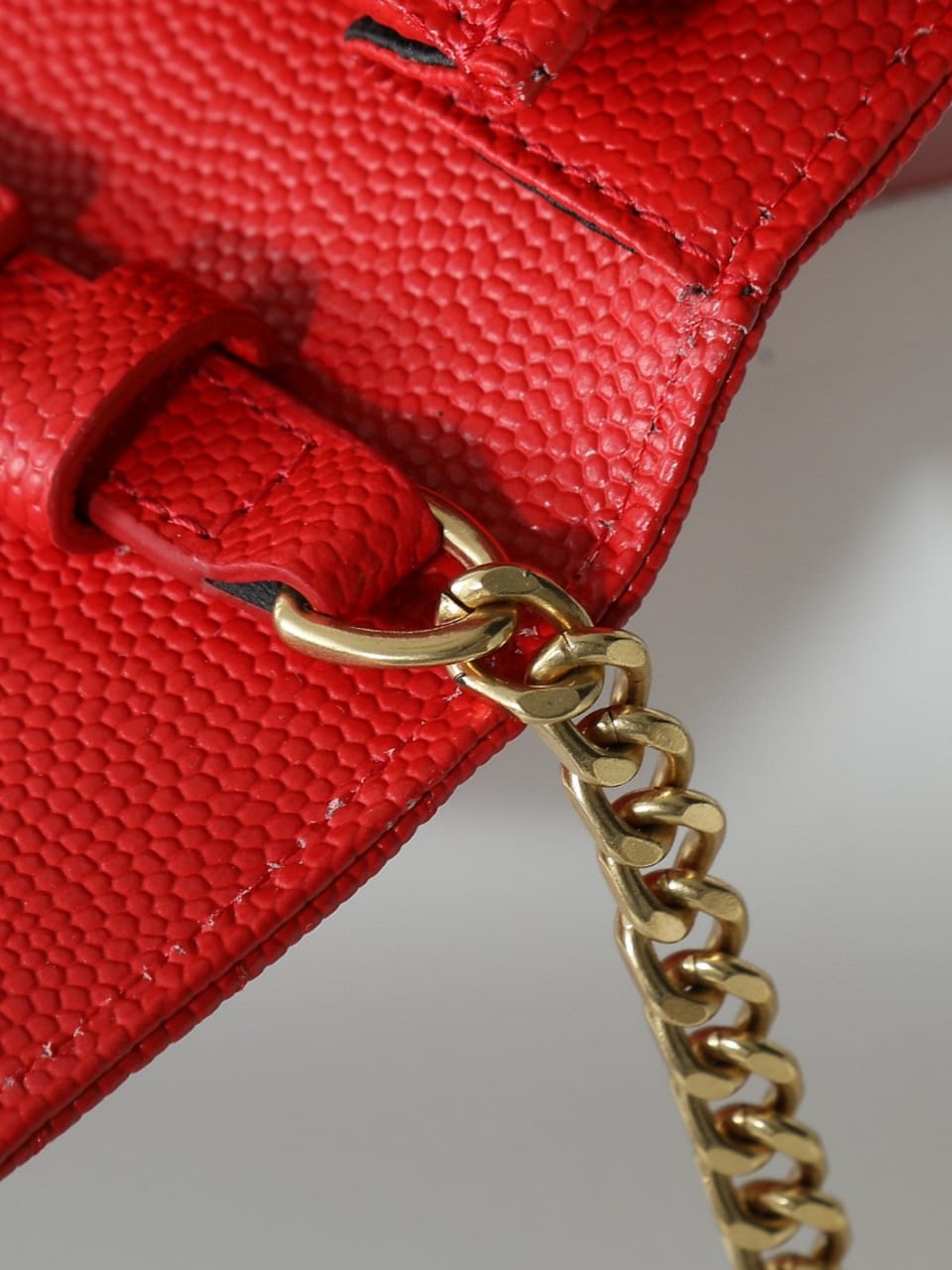 Luxury Genuine Leather Flap Shoulder Bag – Elegant Quilted Design with Detachable Chain Strap (22.5×14×4 cm)