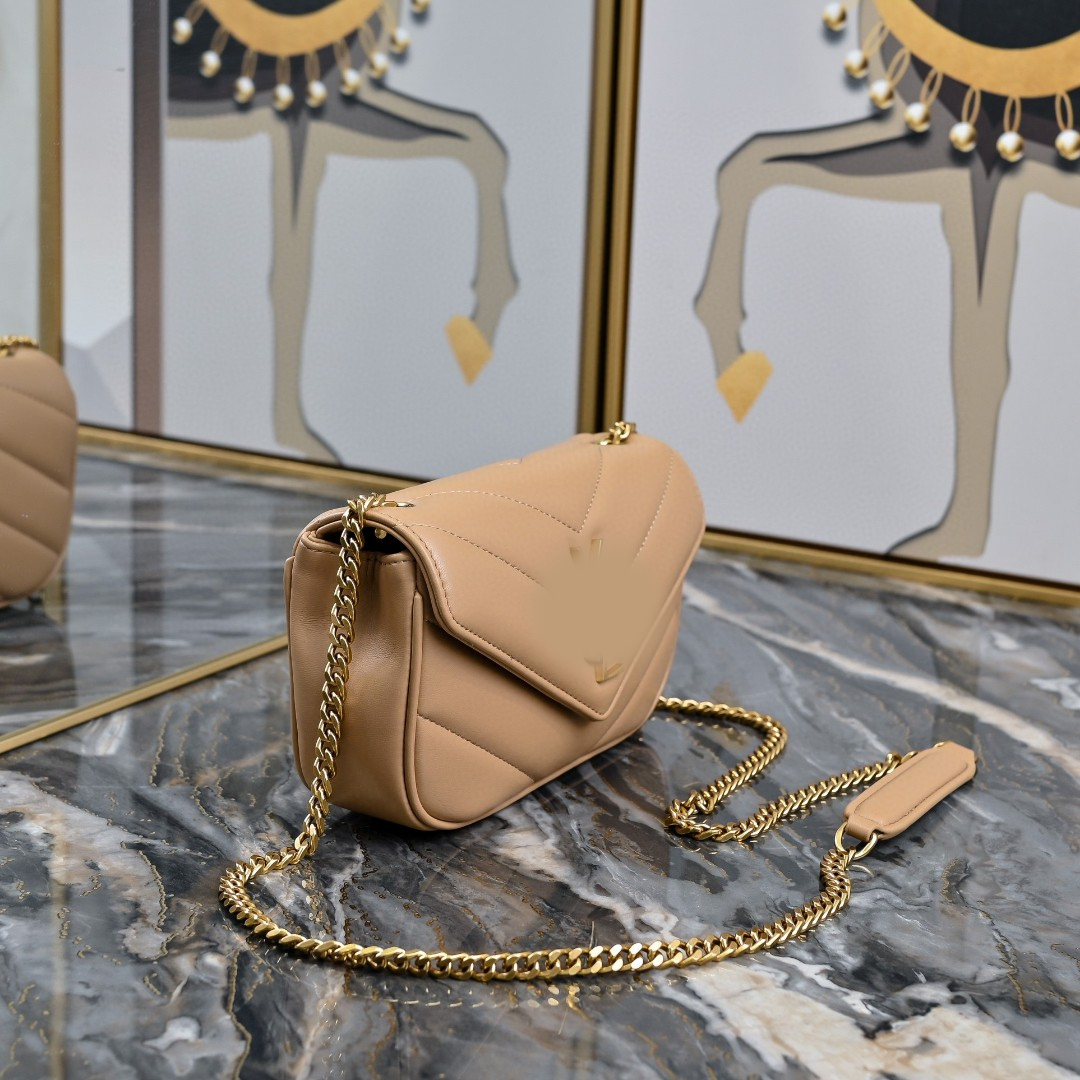 uxury Mini Chain Shoulder Bag – Elegant Lambskin Crossbody Handbag for Women